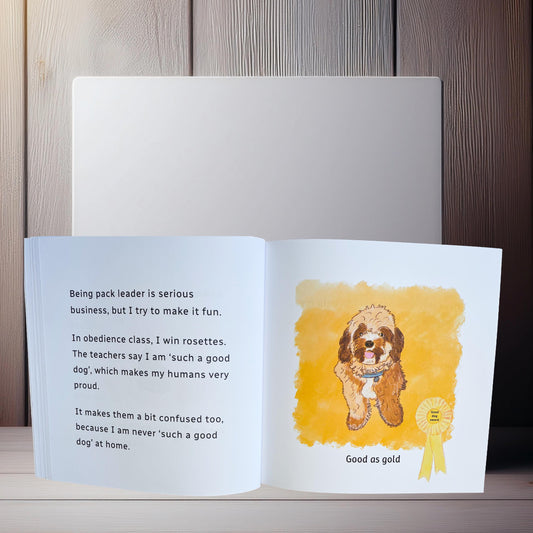 A Little Book About A Cavapoo | Inside Detail | Snow Fox Arts