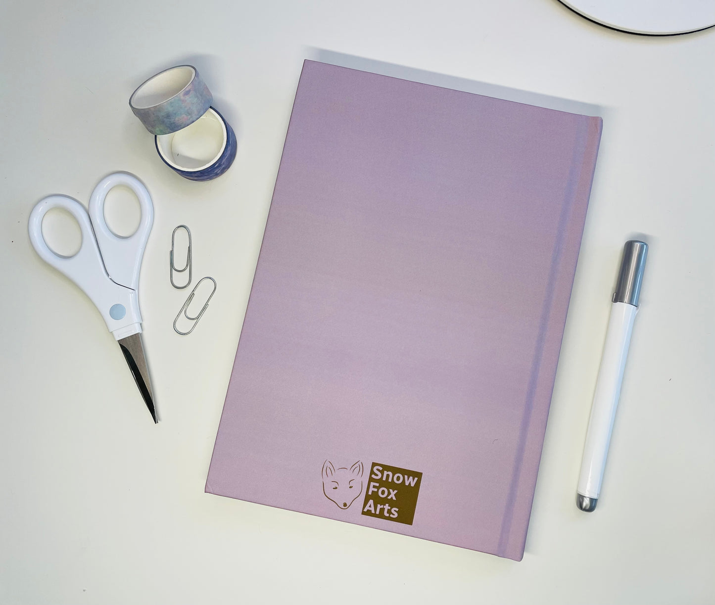 A5 Hardback Cockapoo Journal Reverse | Lavender| Snow Fox Arts