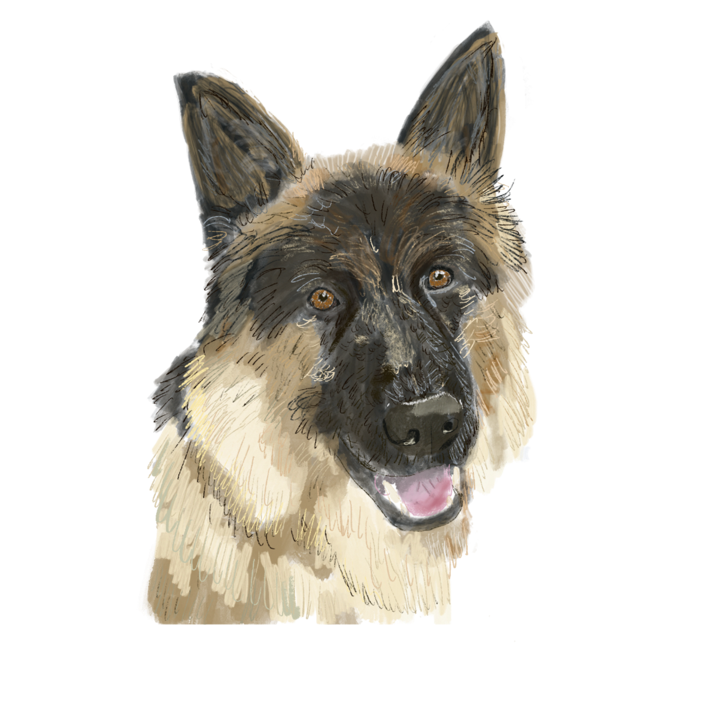 Digital artwork of your pet
