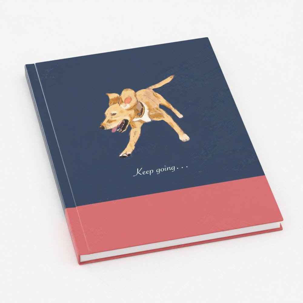 Cockador Journal: Keep going (A5, ruled paper)