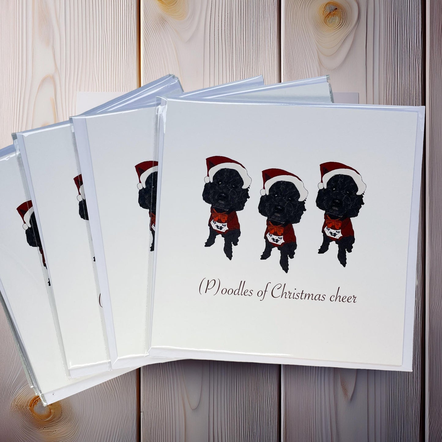 Dog Christmas card (single): assorted designs