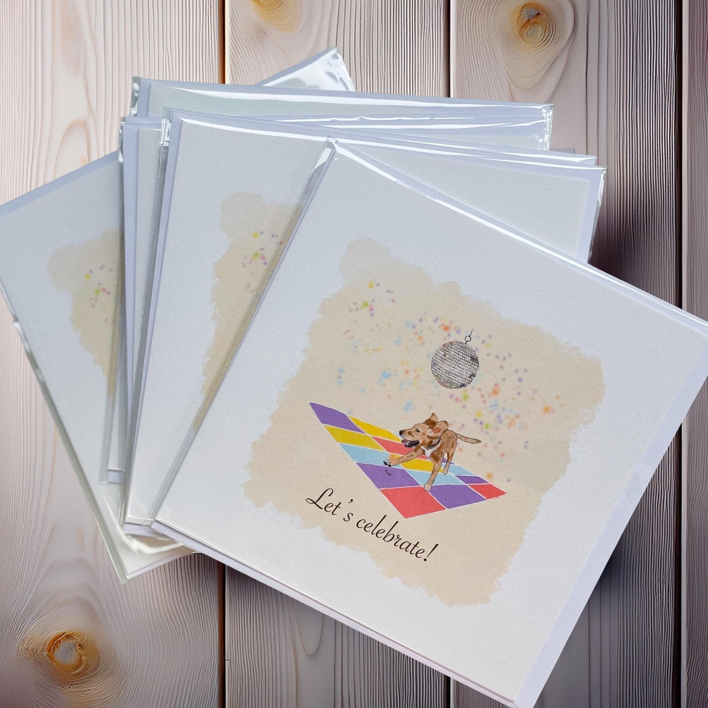 Cockador celebration card: Let's celebrate!