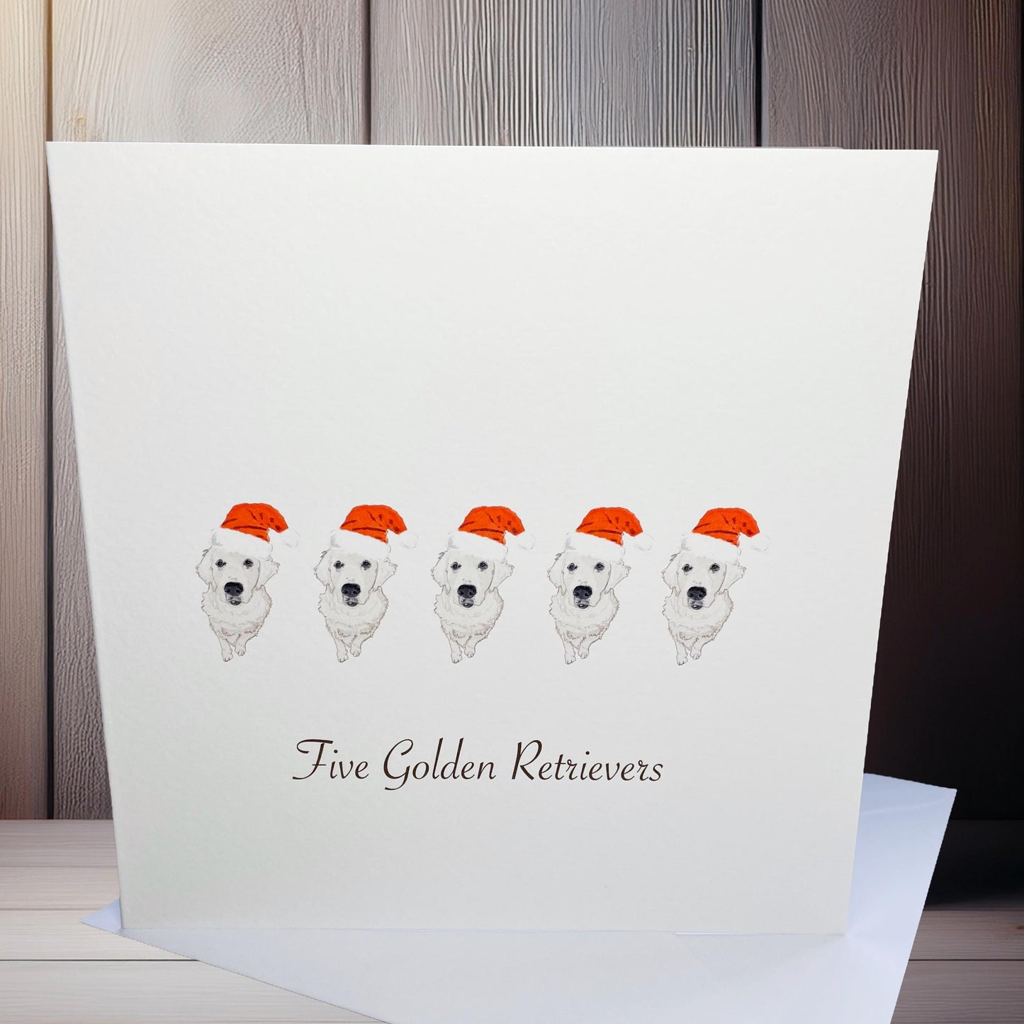 Dog Christmas card (single): assorted designs