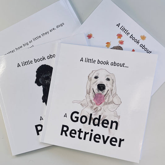 A Little Book About A Golden Retriever | Snow Fox Arts