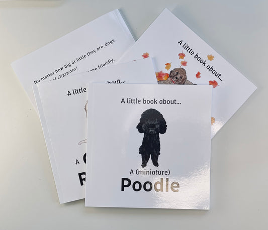 A Little Book About A Miniature Poodle | Snow Fox Arts