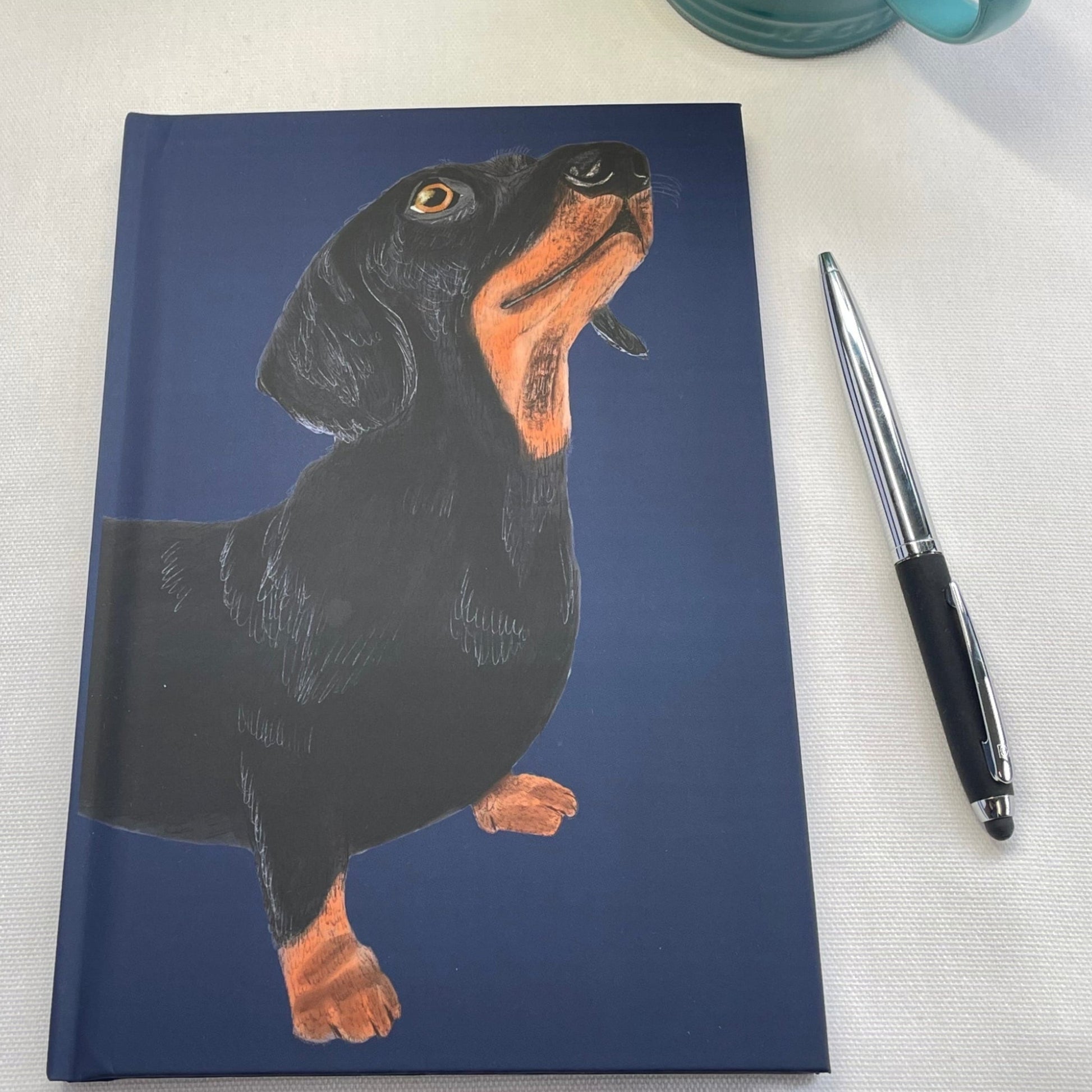 Hardback Pet Portrait Journal Snow Fox Arts