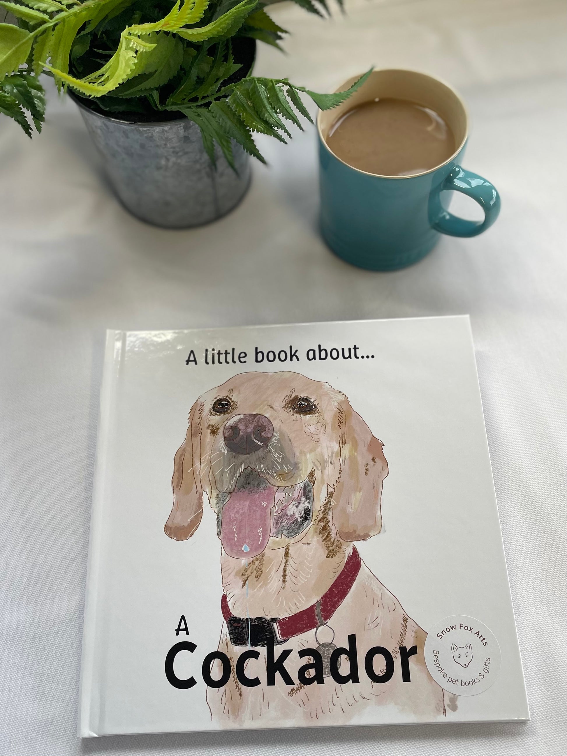Example book | Custom Illustrated Pet Story Book | Snow Fox Arts