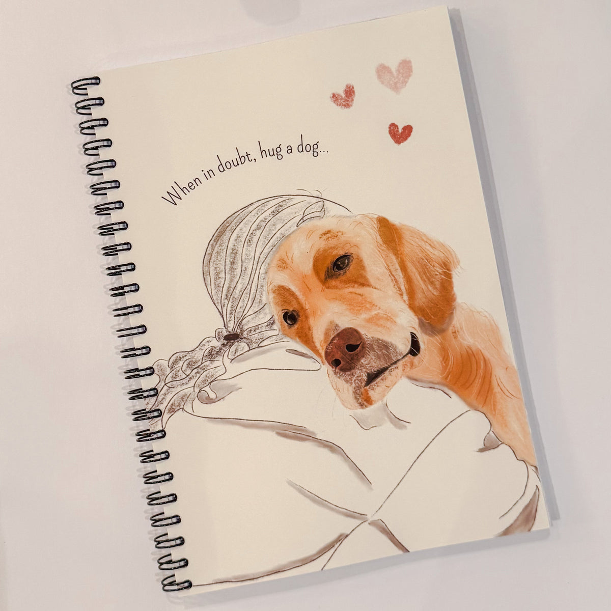 Hugs for Hope Charity Notebook