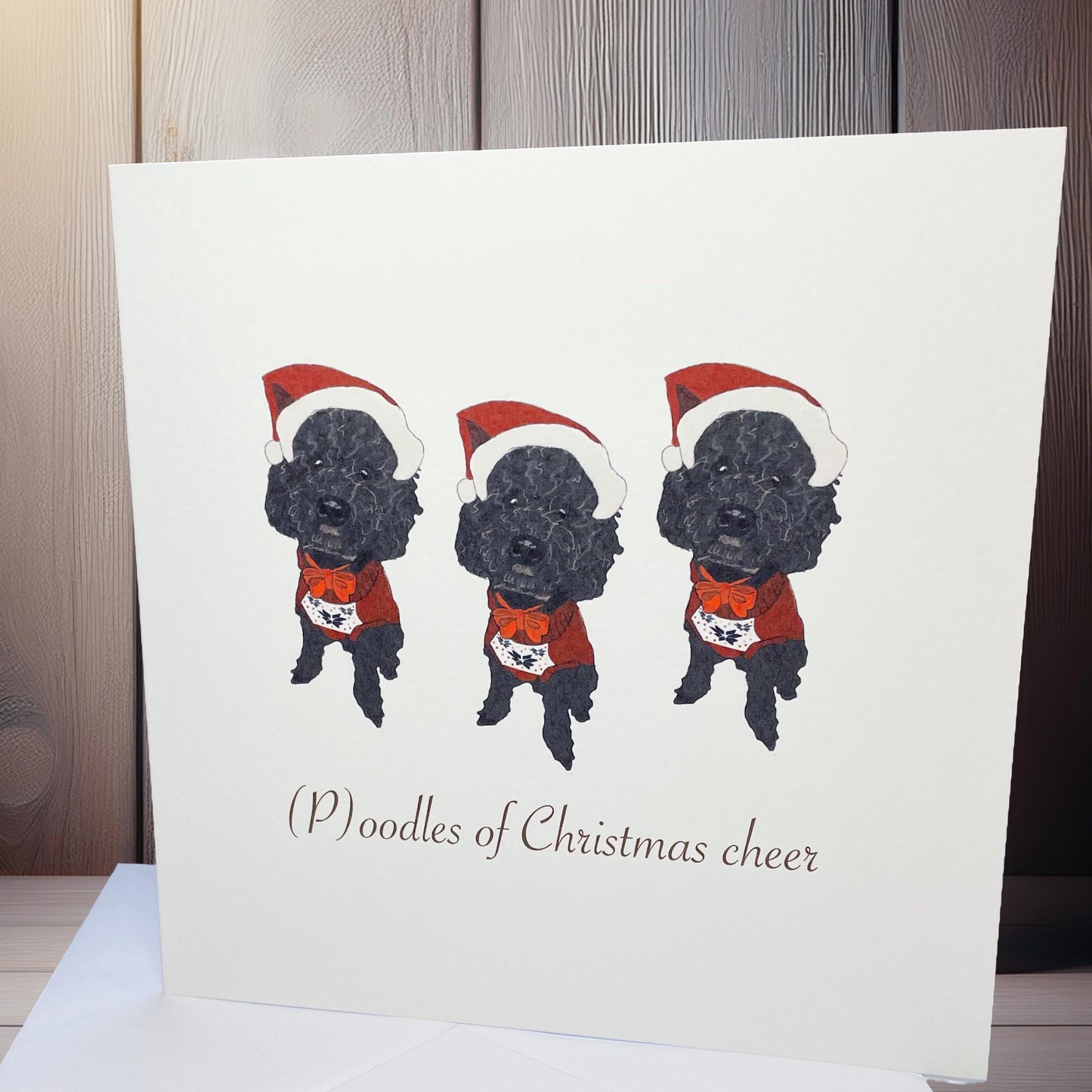 Dog Christmas card (single): assorted designs