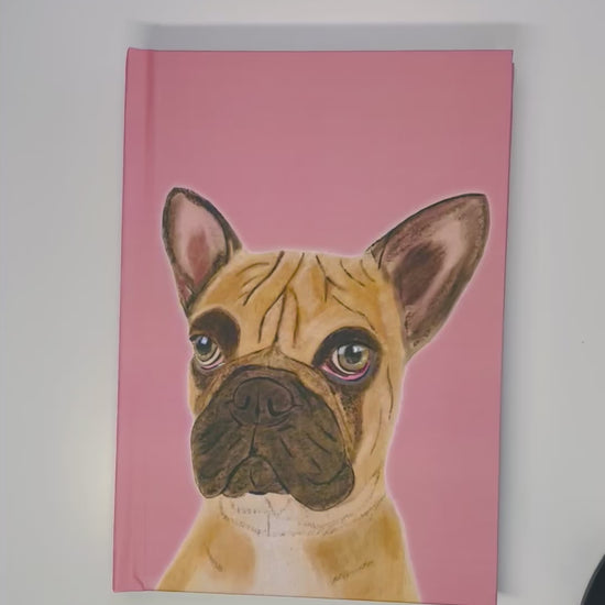 Hardback Custom Pet Portrait Journal | Snow Fox Arts