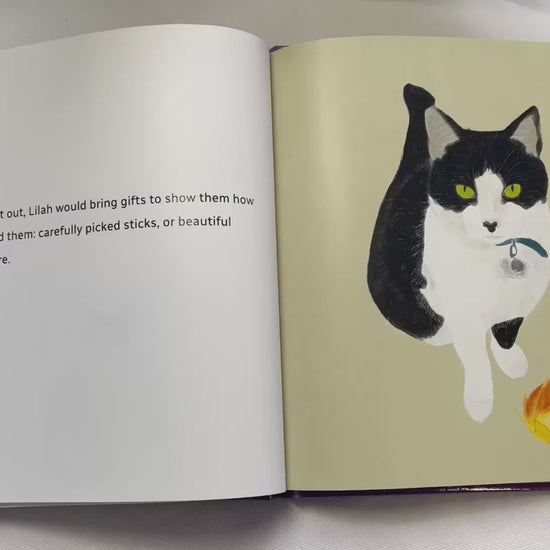 Example Text and Images Custom Pet Memory Book | Snow Fox Arts
